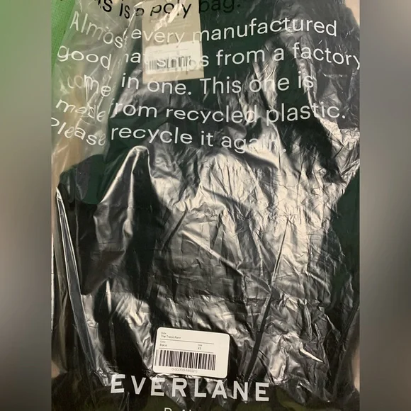 Everlane Men's the track pant Joggers XS in organic cotton black - Picture 9 of 11